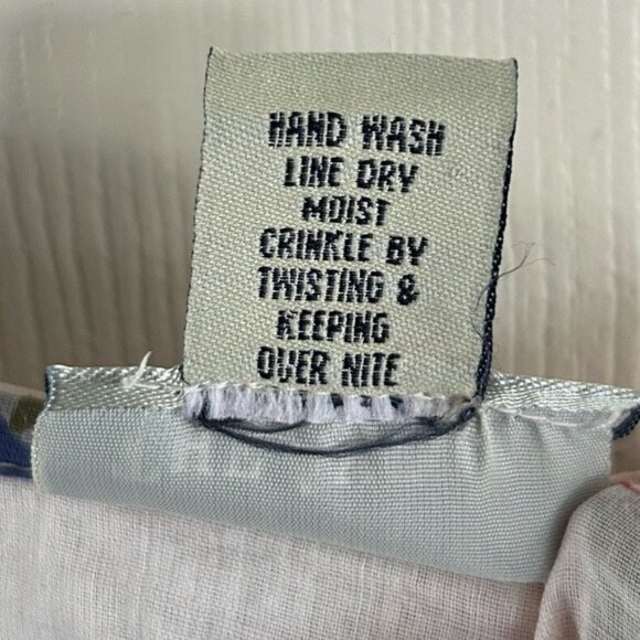 The Avenue Floral Maxi Tank Dress Button Front Sz 18/20 Semi Sheer Spring Read - Picture 7 of 16